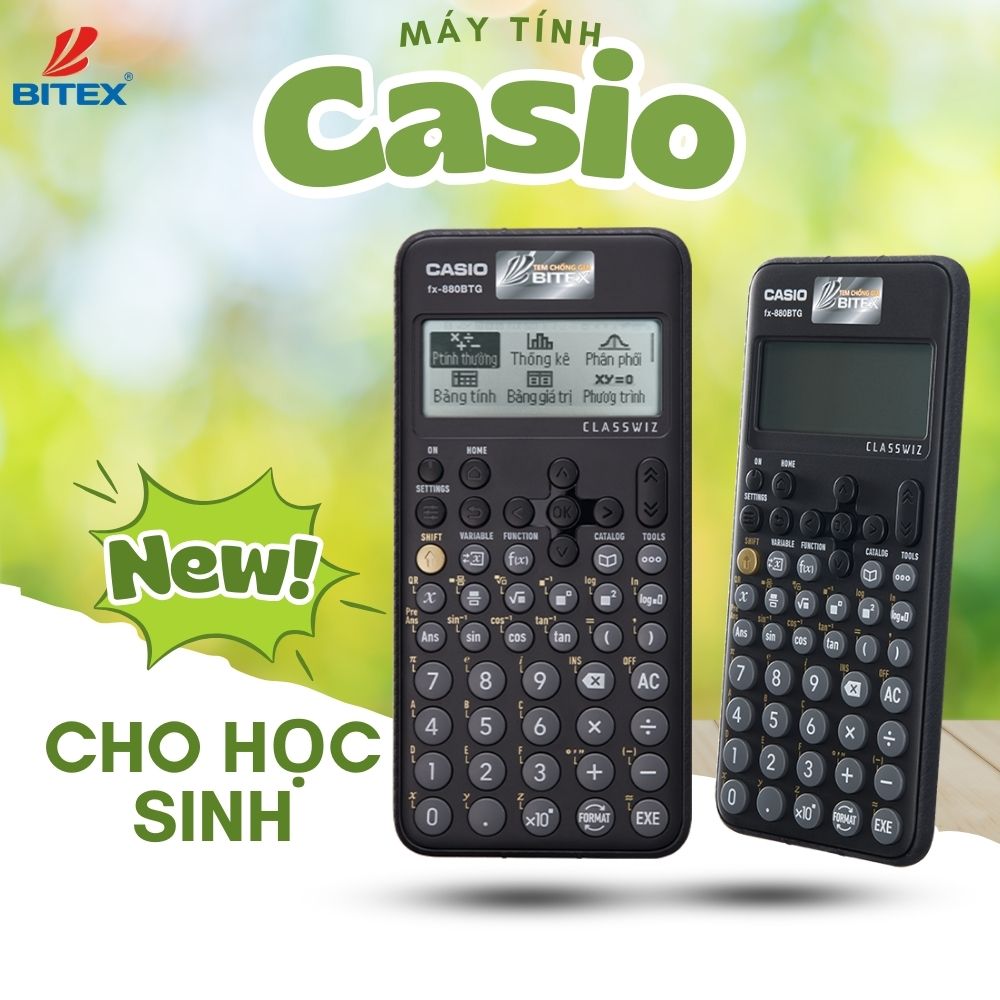 Tại sao máy tính học sinh Casio là tối ưu cho nhu cầu học tập?